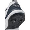Chaussures de golf NuAge Mega &agrave; crampons pour hommes - Blanc/Bleu