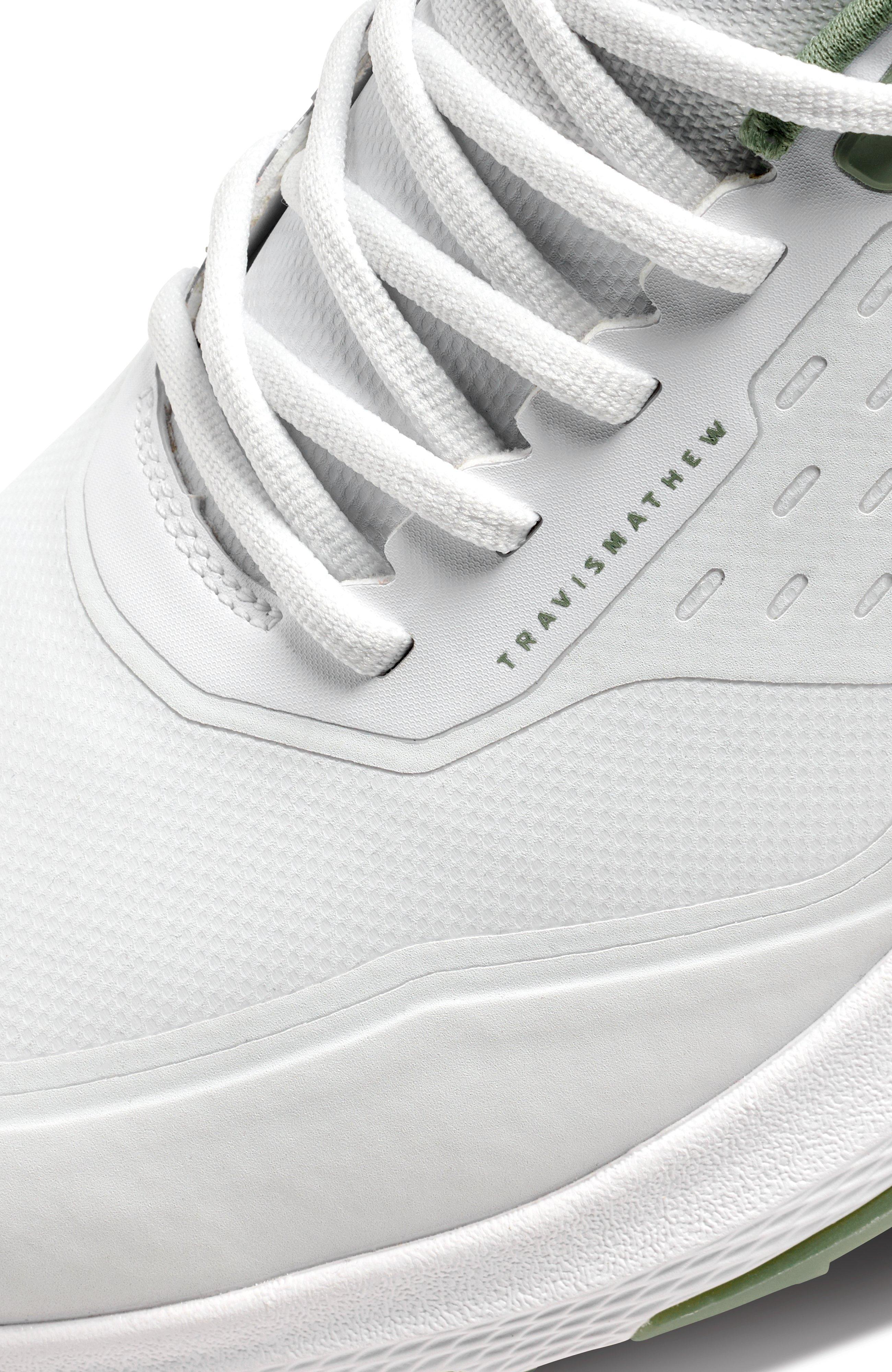 Men's NuAge Mega Spiked Golf Shoe - White/Green