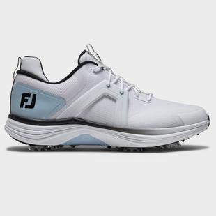 Prior Generation - Men's Hyperflex Spiked Golf Shoe - White/Black/Light Blue FOOTJOY