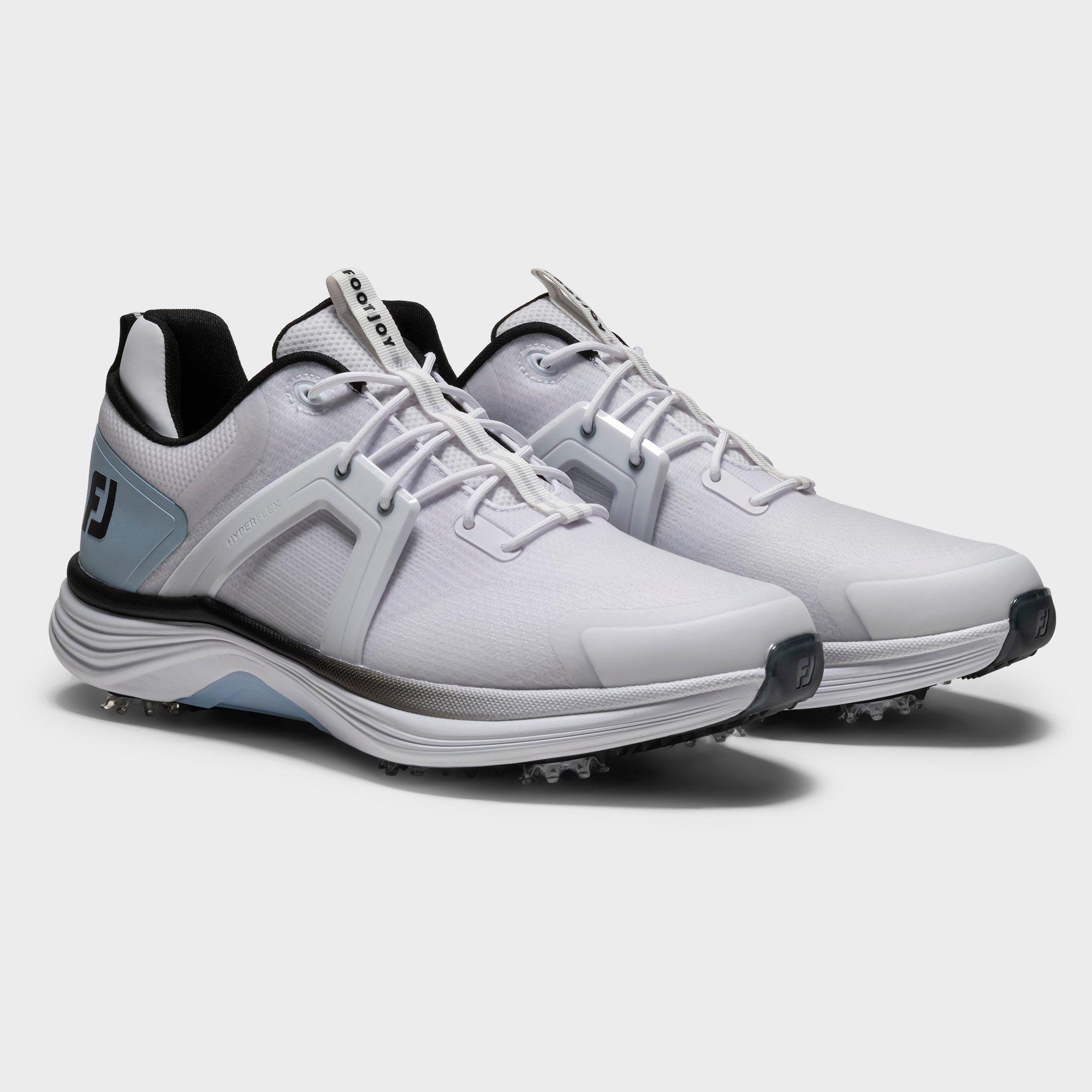 Prior Generation - Men's Hyperflex Spiked Golf Shoe White/Black/Light Blue
