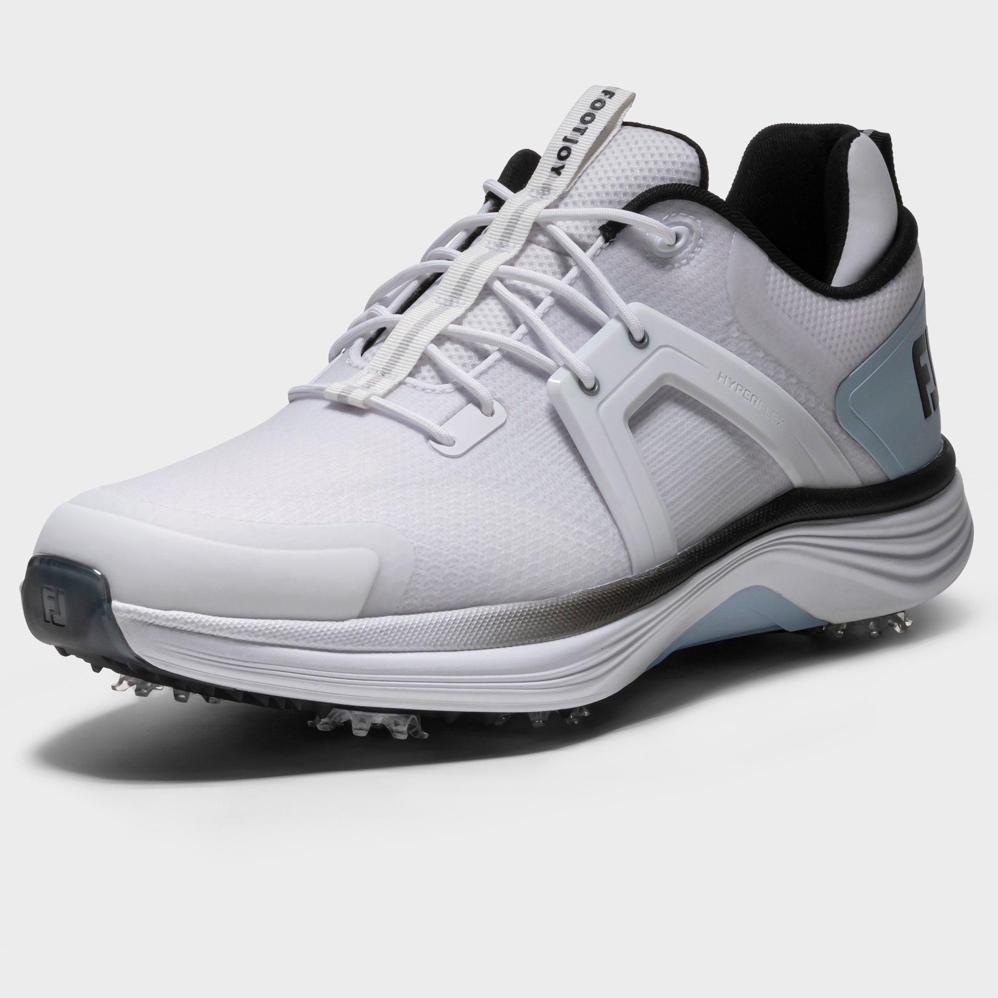 Prior Generation - Men's Hyperflex Spiked Golf Shoe White/Black/Light Blue