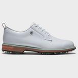 Prior Generation - Men's Premiere Series Field Spiked Golf Shoe - White/Tan/Green