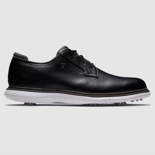 Men's Traditions Blucher Spiked Golf Shoe - Black FOOTJOY