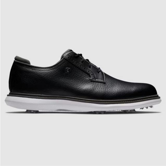 Men's Traditions Blucher Spiked Golf Shoe - Black FOOTJOY
