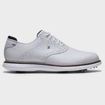 Prior Generation - Men's Traditions Saddle Spiked Golf Shoe - White