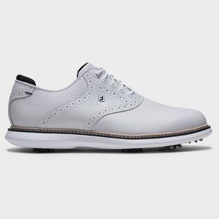 Chaussures Traditions Saddle &agrave; crampons pour hommes - Blanc FOOTJOY