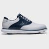Prior Generation - Men's Traditions Saddle Spiked Golf Shoe - White/Navy