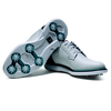 Men's Traditions Blucher Spiked Golf Shoe - White/Blue