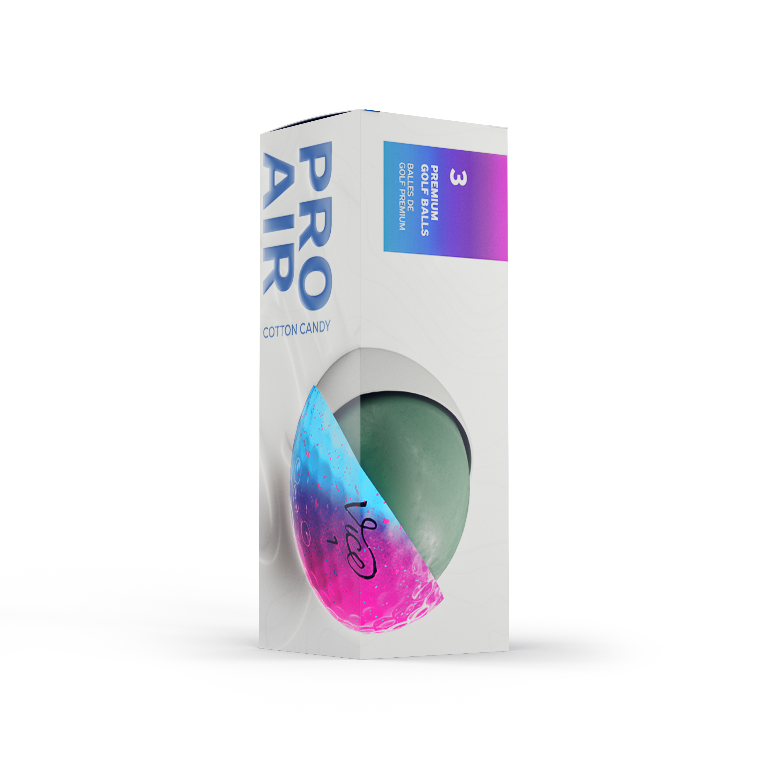 Limited Edition - Pro Air Golf Balls - Cotton Candy