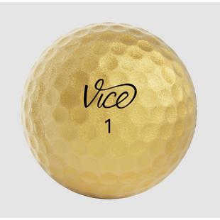 Limited Edition - Pro Plus Golf Balls - Gold VICE