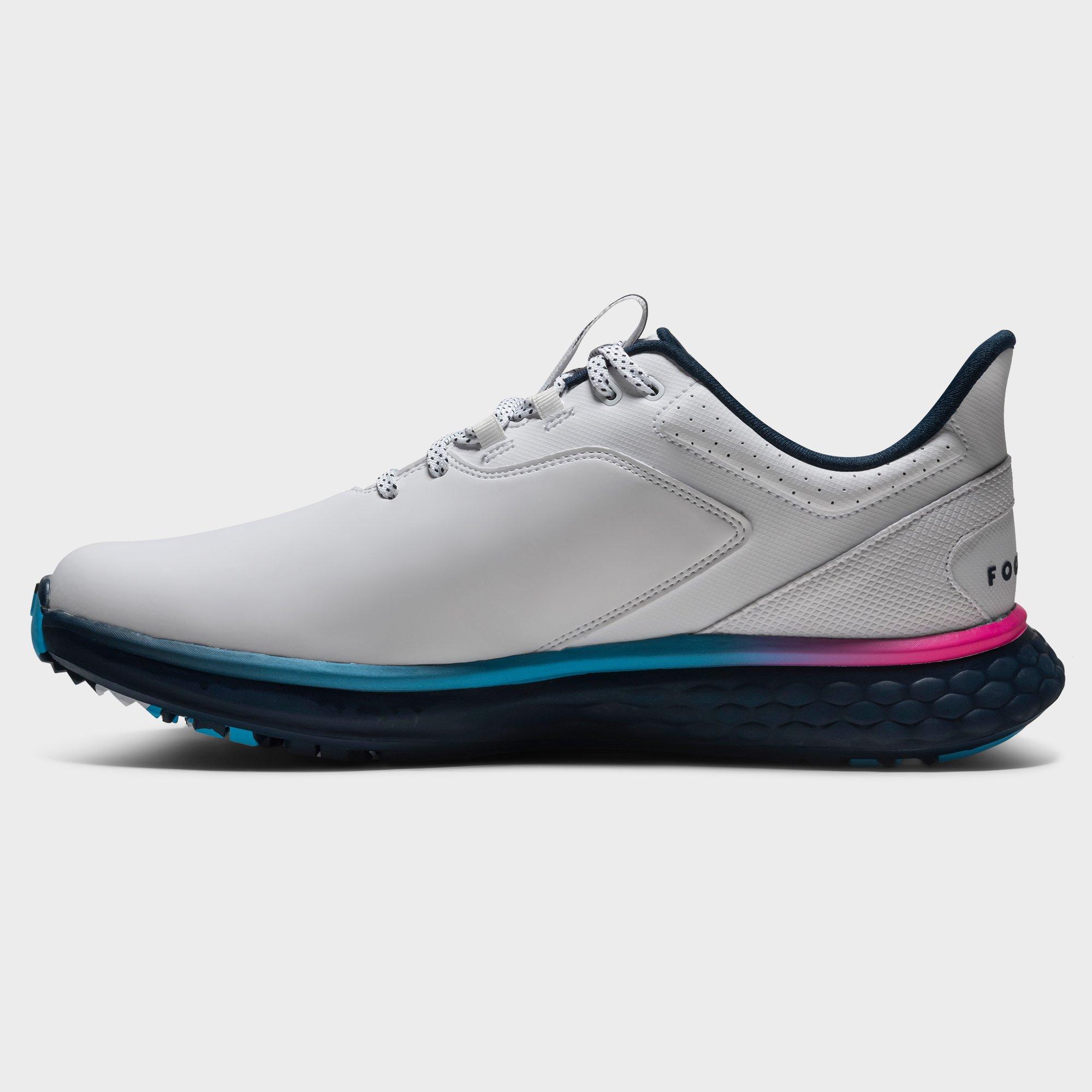 Men's FJ Pulse Spikeless Golf Shoe - White/Multi