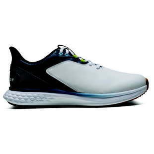 Men's FJ Pulse Spikeless Golf Shoe - White/Navy FOOTJOY