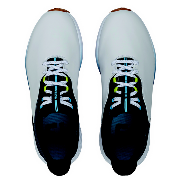 Men's FJ Pulse Spikeless Golf Shoe - White/Navy | FOOTJOY | Golf