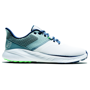 Men's Flex Spikeless Golf Shoe - White/Blue FOOTJOY