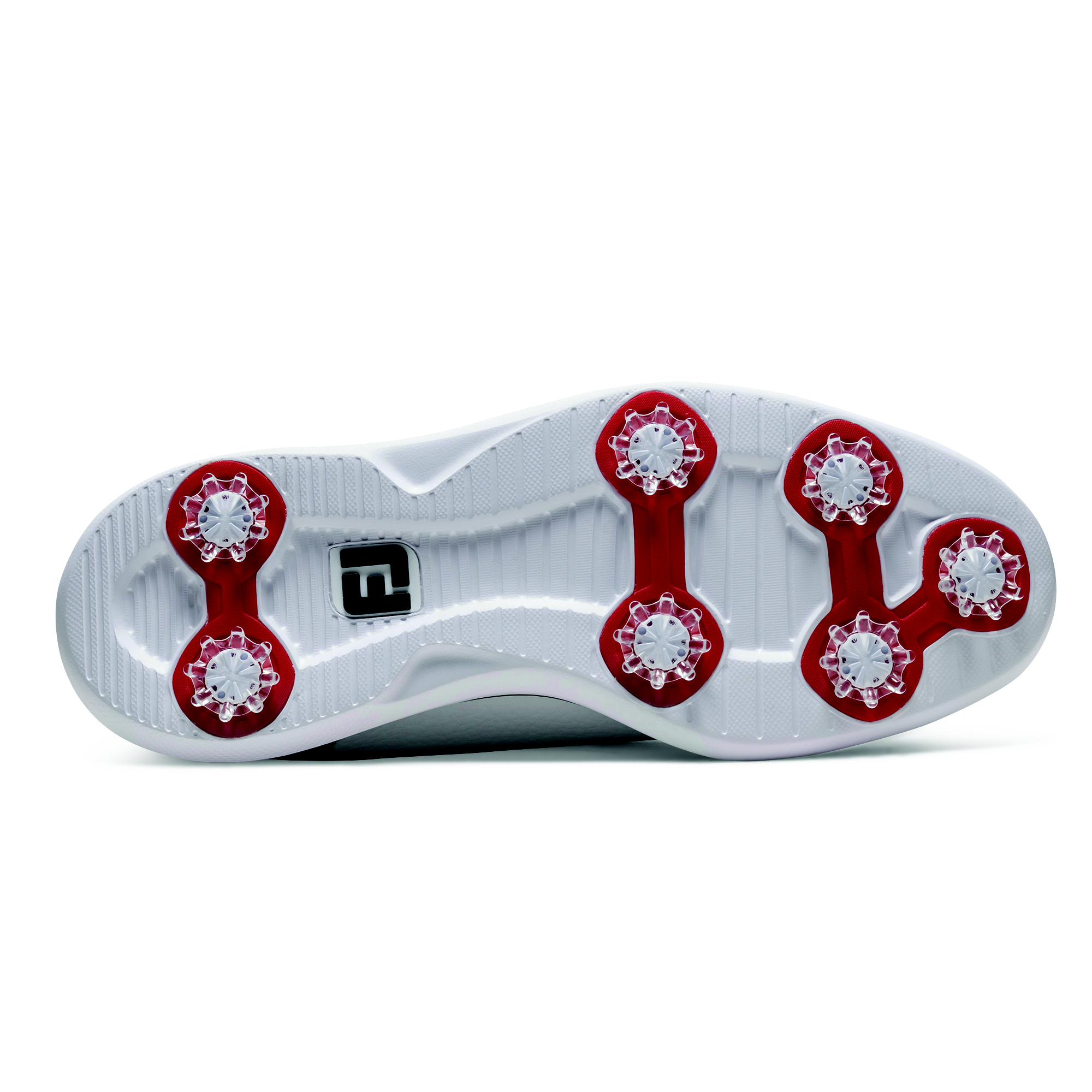 Men's Traditions Canada Spiked Golf Shoe - White/Red