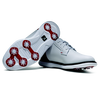 Men's Traditions Canada Spiked Golf Shoe - White/Red