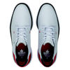 Men's Traditions Canada Spiked Golf Shoe - White/Red