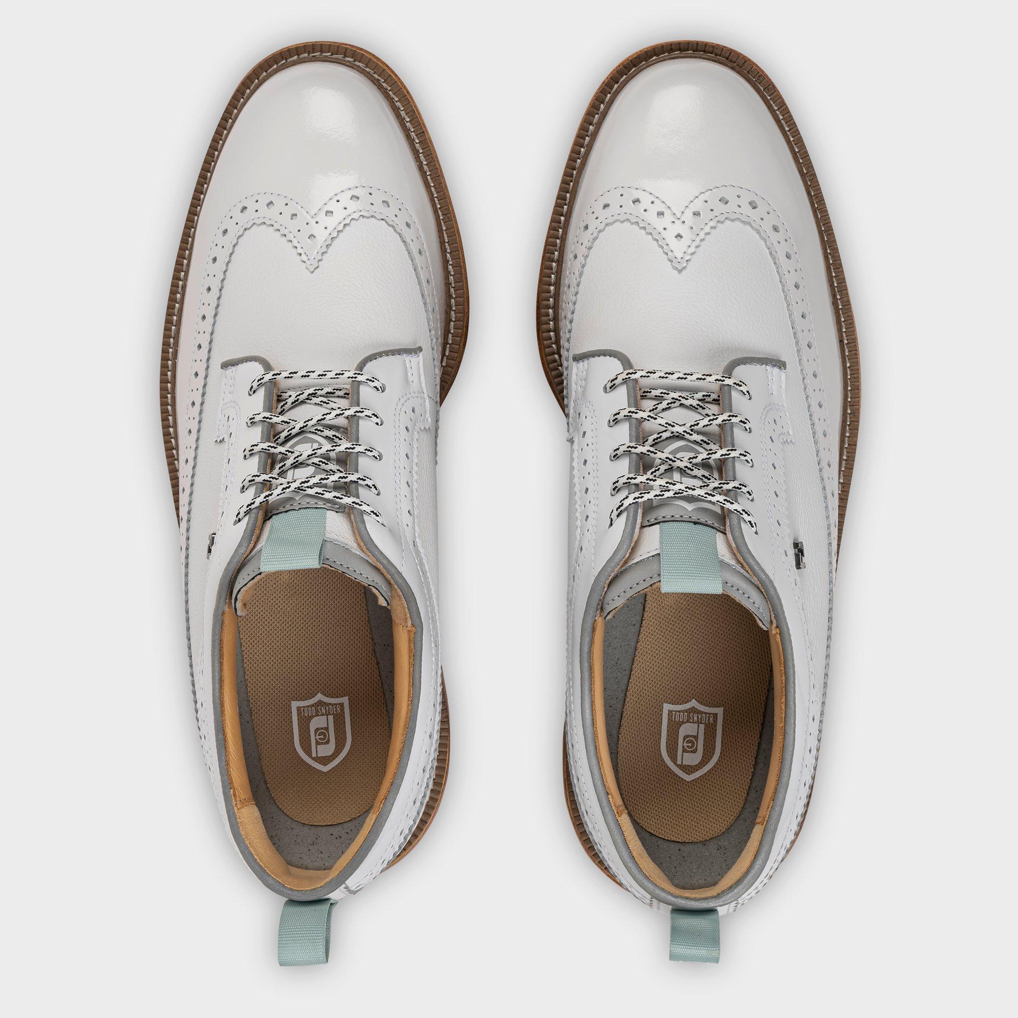 Men's LE Todd Snyder x Premiere Series Marquis Spiked Golf Shoe - White/Mint