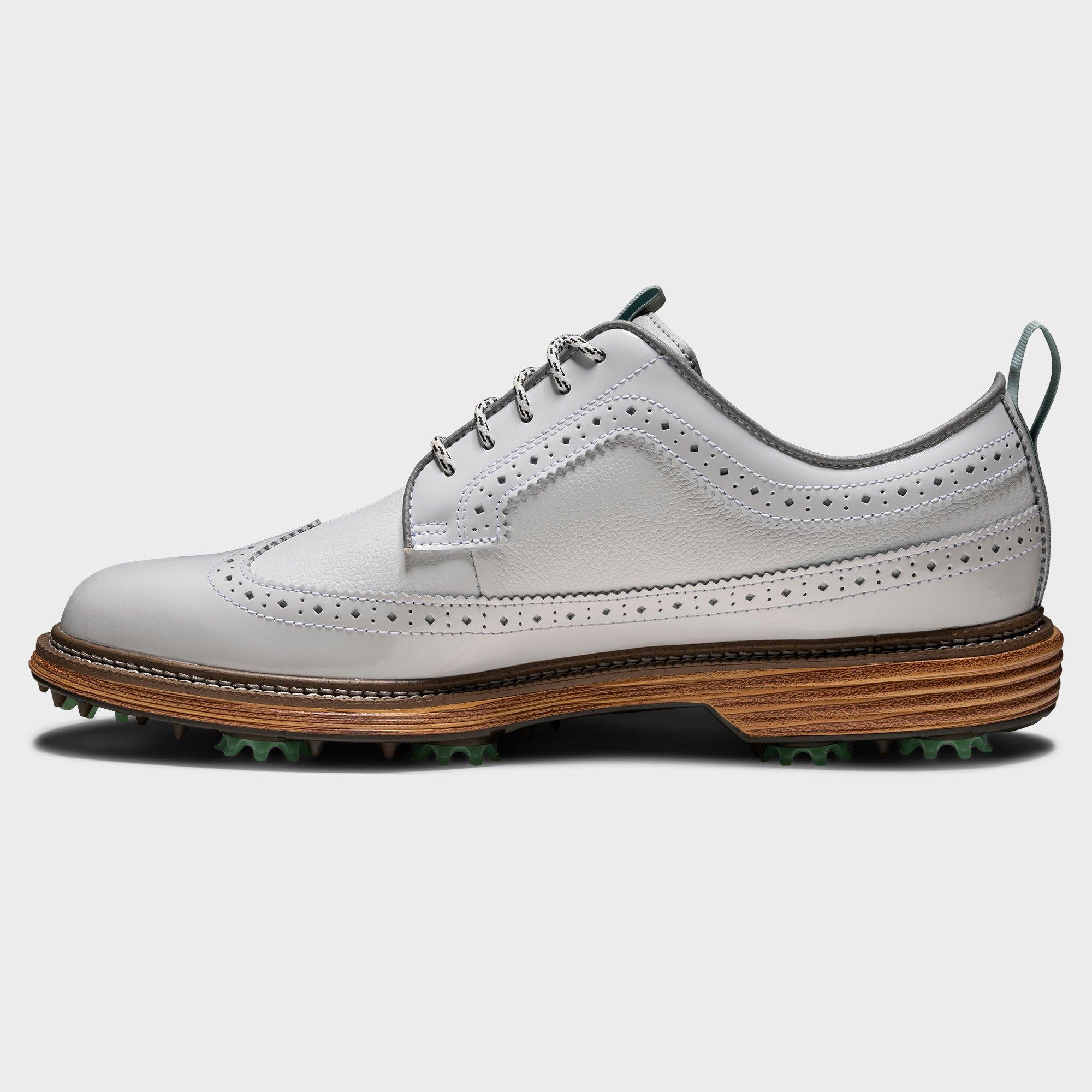 Men's LE Todd Snyder x Premiere Series Marquis Spiked Golf Shoe - White/Mint