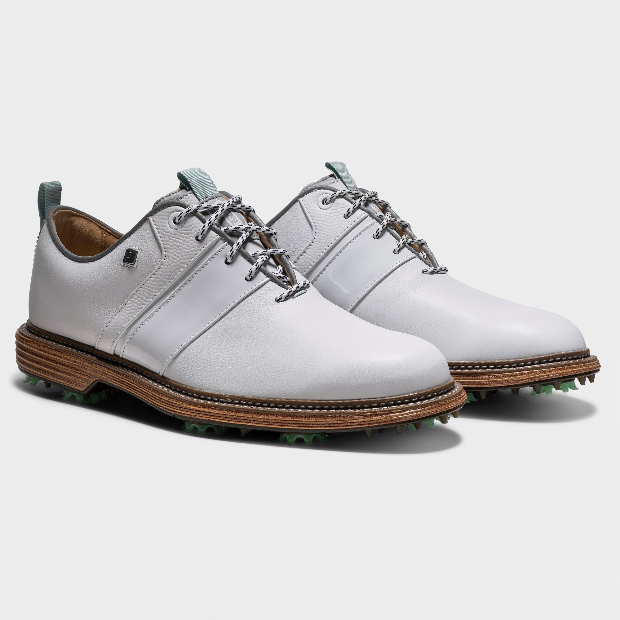 Men's LE Todd Snyder x Premiere Series Packard Spiked Golf Shoe - White/Grey/Mint