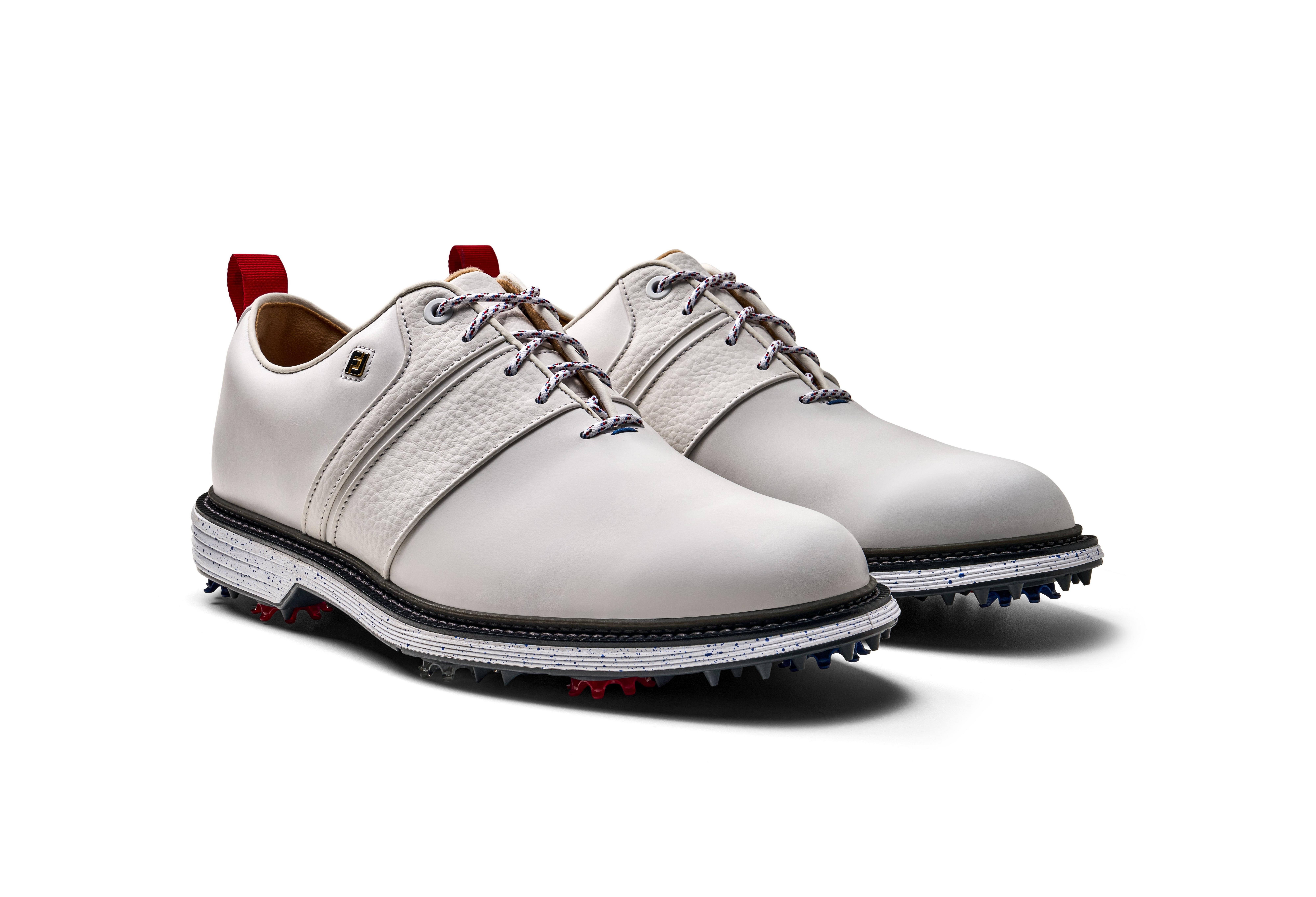 Men's LE Premiere Series Packard 1776 Spiked Golf Shoe - White