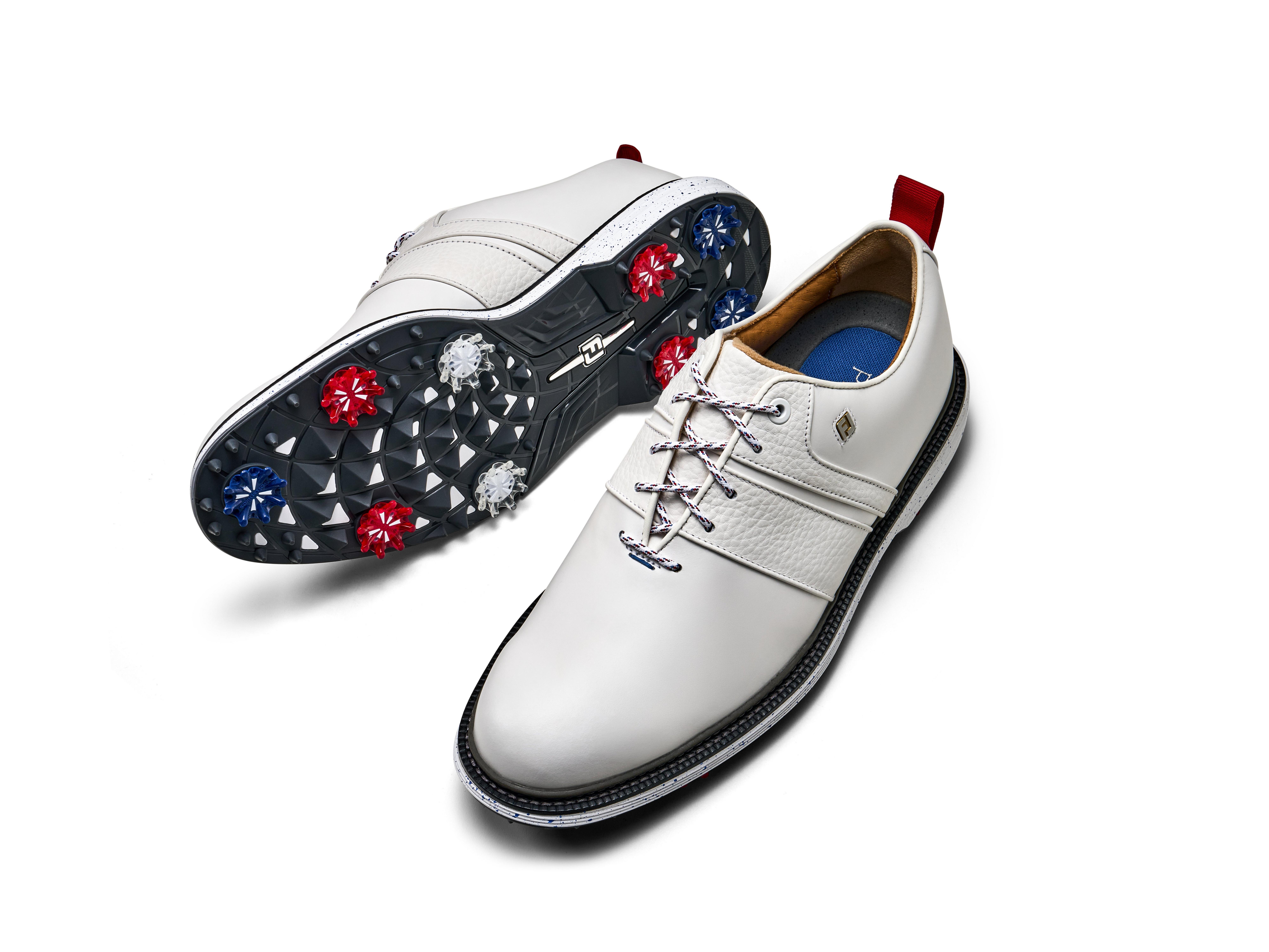 Men's LE Premiere Series Packard 1776 Spiked Golf Shoe - White