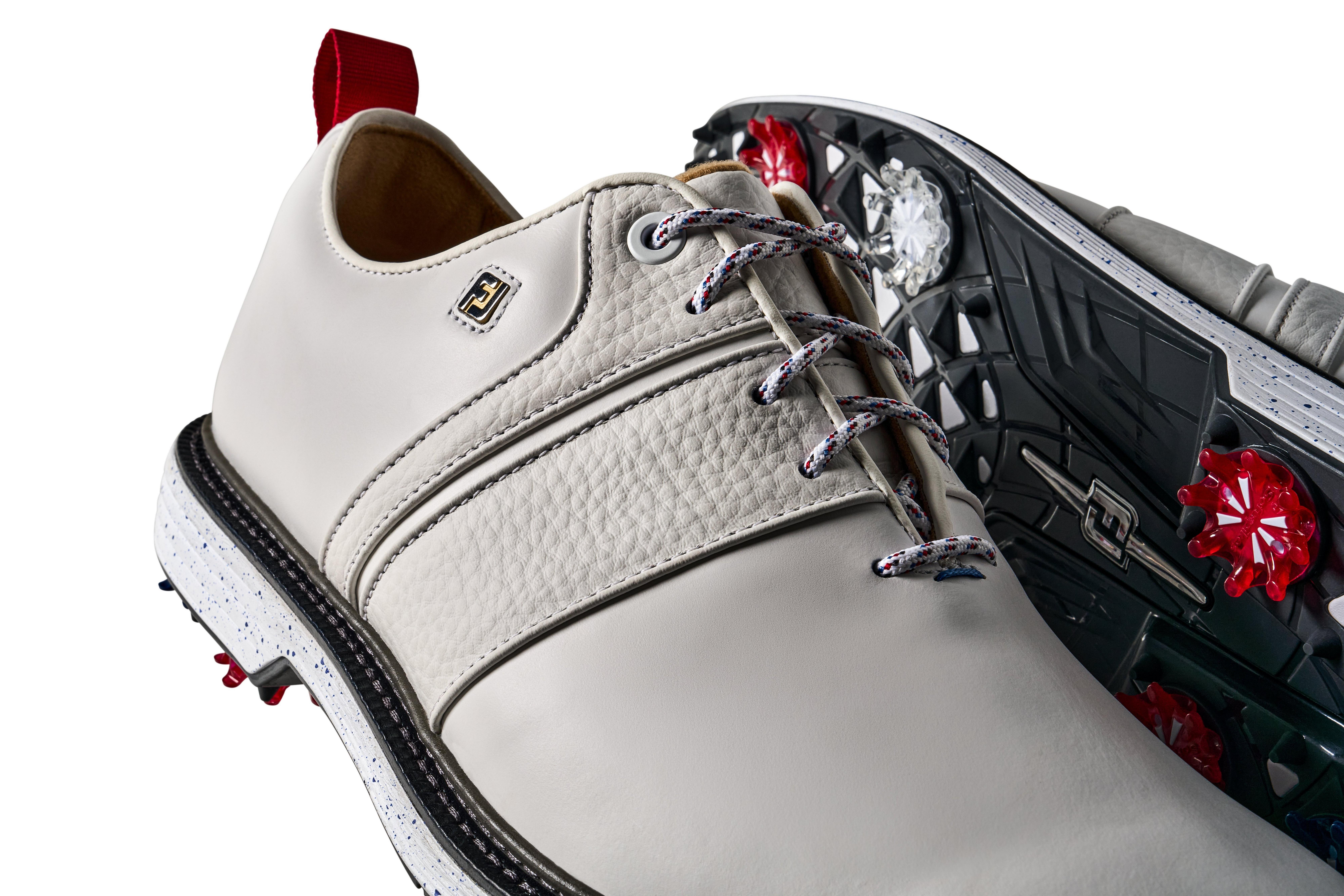 Men's LE Premiere Series Packard 1776 Spiked Golf Shoe - White