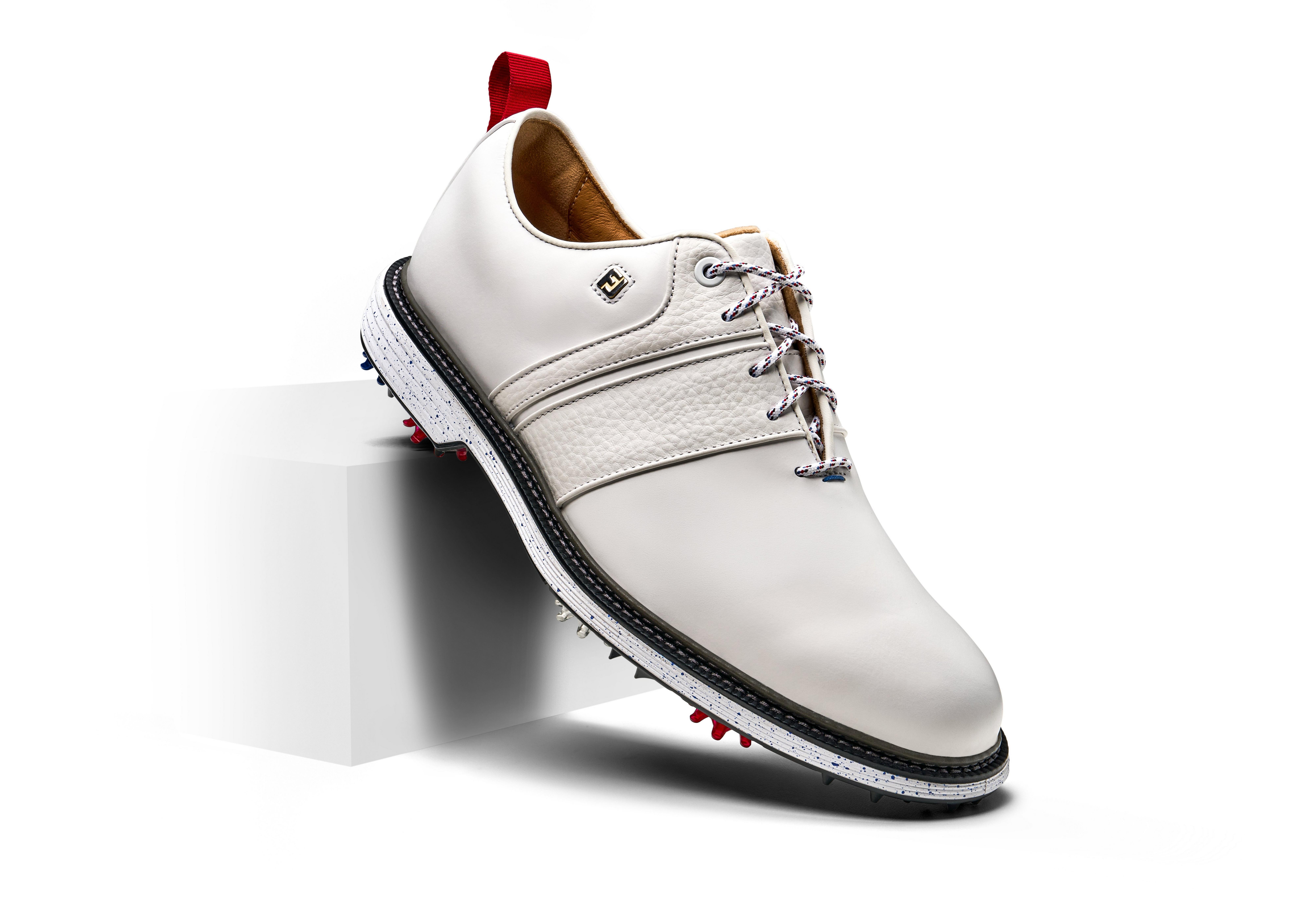 Men's LE Premiere Series Packard 1776 Spiked Golf Shoe - White