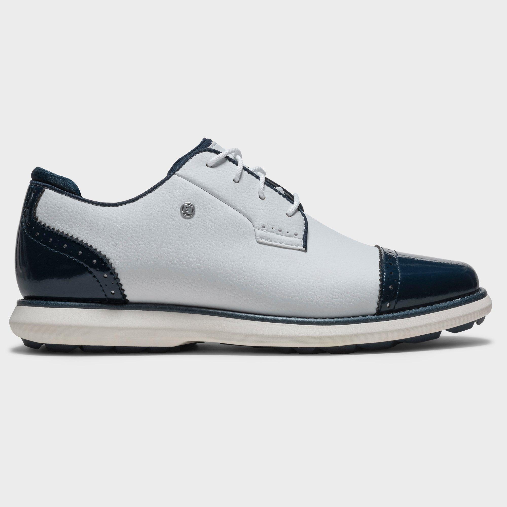 Women's Traditions Spikeless Golf Shoe - White/Navy