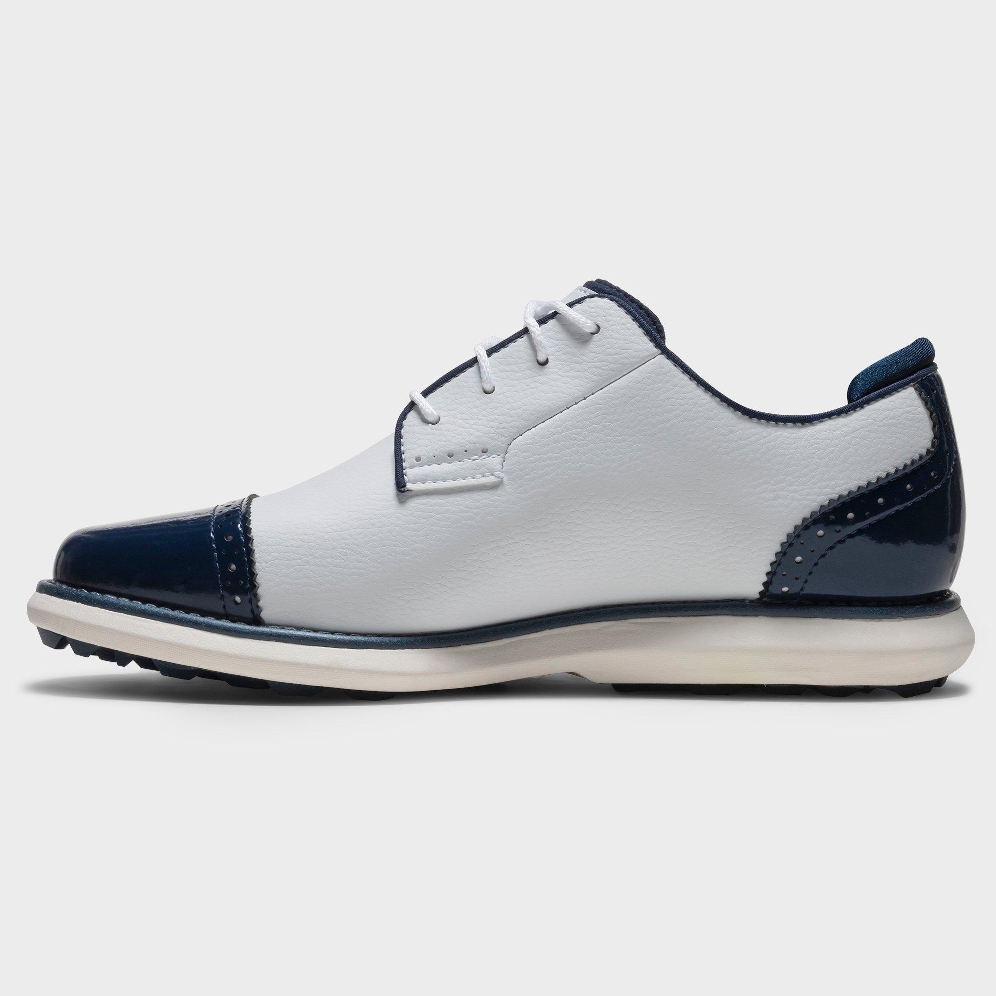 Women's Traditions Spikeless Golf Shoe - White/Navy