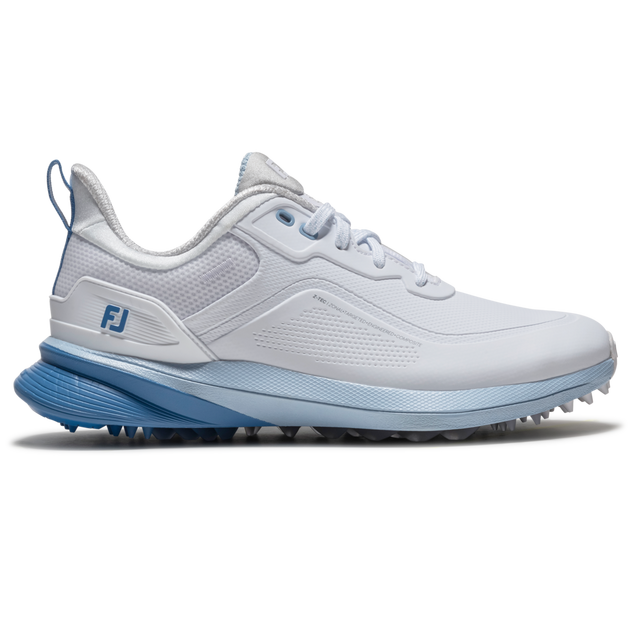 Women's Pro/SL Spikeless Golf Shoe - White/Blue FOOTJOY