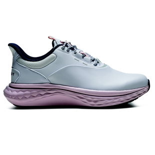 Women's Quantum Spikeless Golf Shoe - White/Pink/Navy FOOTJOY