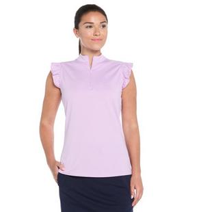 Women's Flutter Sleeveless Polo PGA TOUR