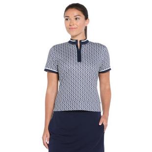 Women's Geo Piping Short Sleeve Polo PGA TOUR