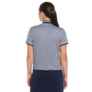 Women's Geo Piping Short Sleeve Polo PGA TOUR