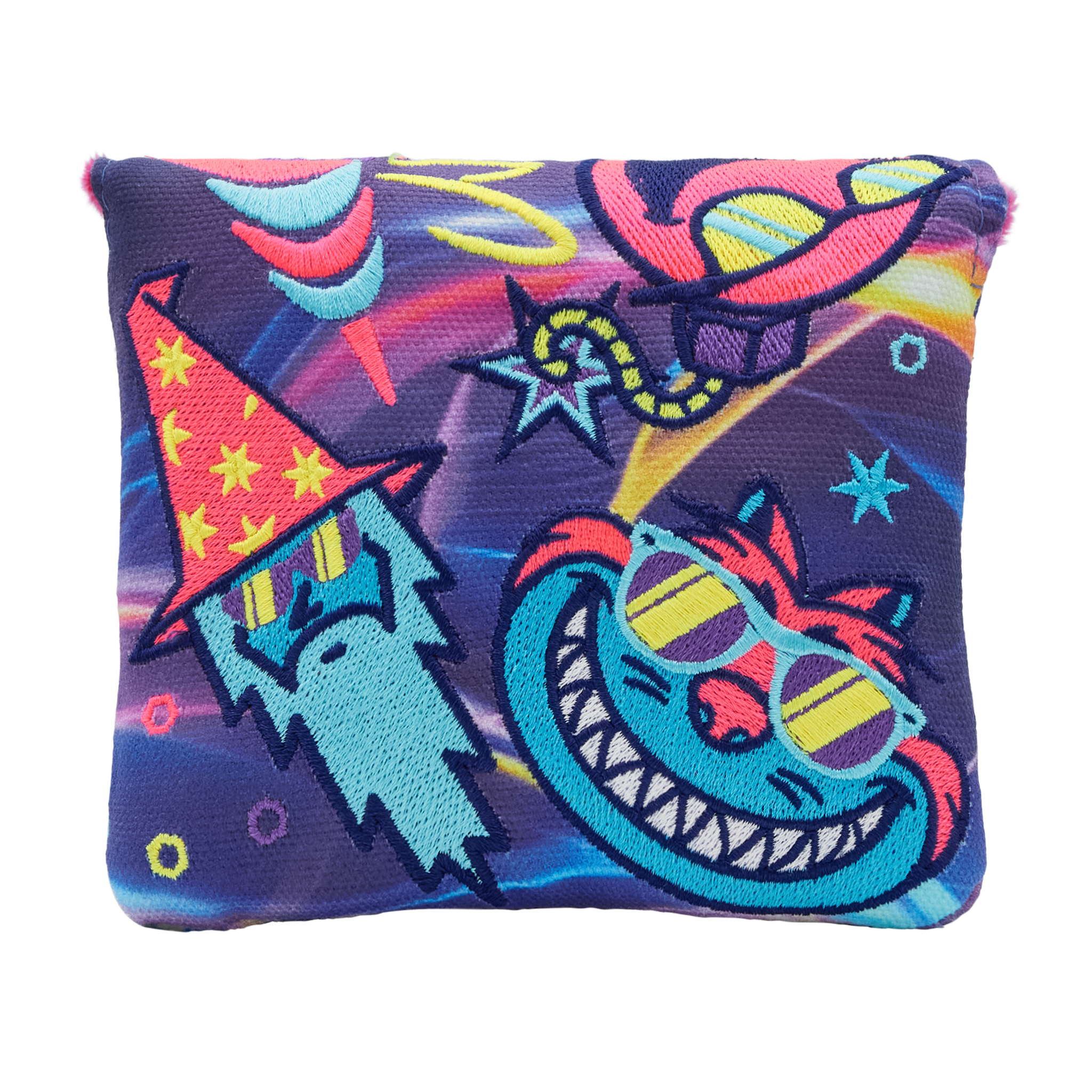 Limited Edition - Galactic Groove Sunglasses Multi Icon - Center-Shafted Mallet Putter Headcover