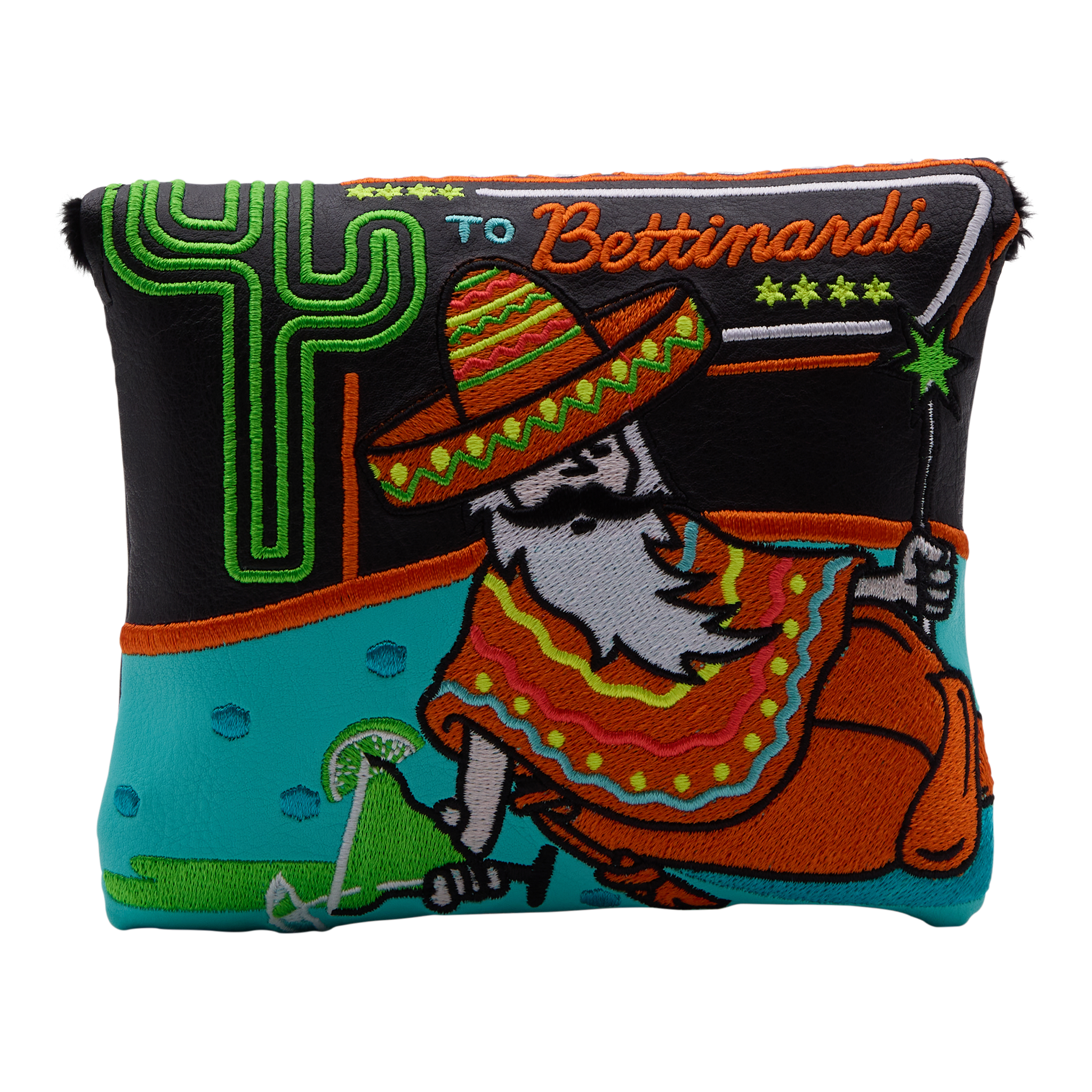 Limited Edition - Cinco de Mayo Siesta Wizard - Centre-Shafted Mallet Putter Headcover