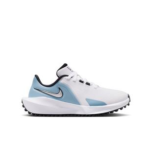 Junior Infinity G Spikeless Golf Shoe - White/Blue NIKE