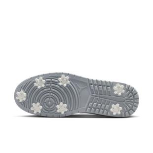 Chaussure de golf Air Jordan 1 Low G &agrave; crampons - Gris/Blanc JORDAN