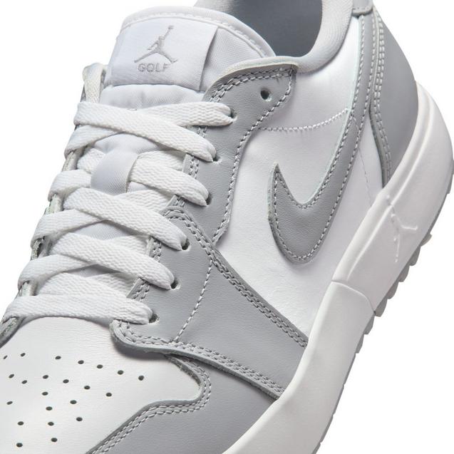 Air Jordan 1 Low G Spiked Golf Shoe - Grey/White | NIKE | Golf