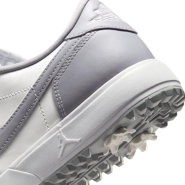 Air Jordan 1 Low G Spiked Golf Shoe - Grey/White | JORDAN | Golf