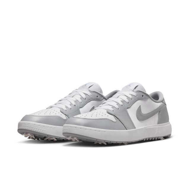 Air Jordan 1 Low G Spiked Golf Shoe - Grey/White | NIKE | Golf