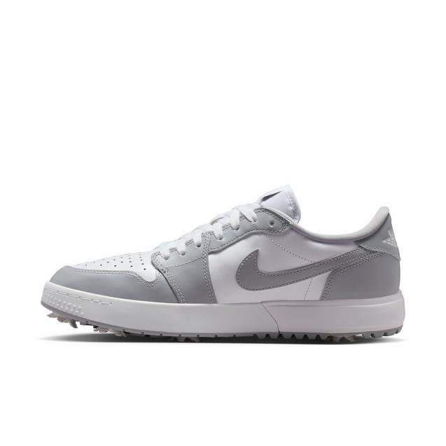 Nike Air Jordan 1 Low シルバー ゴルフ Air Jordan 1 Low G Spiked Golf Shoe - Grey/White | JORDAN | Golf
