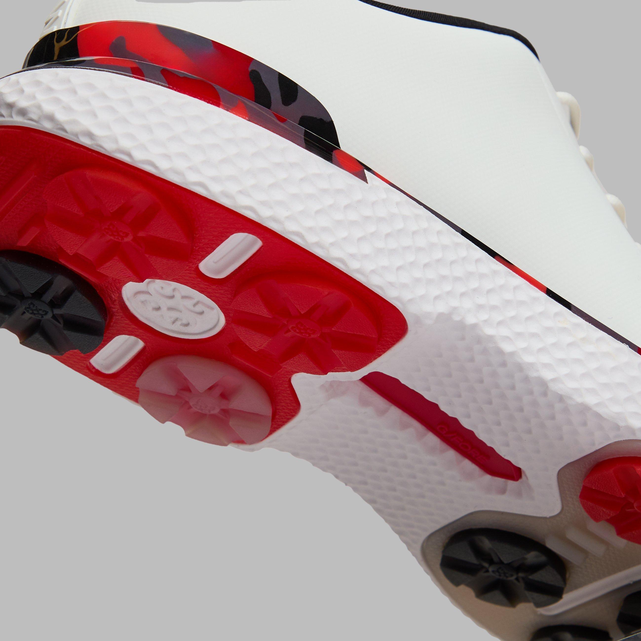 Men's Gallivan2r Camo Spikeless Golf Shoe - White/Red