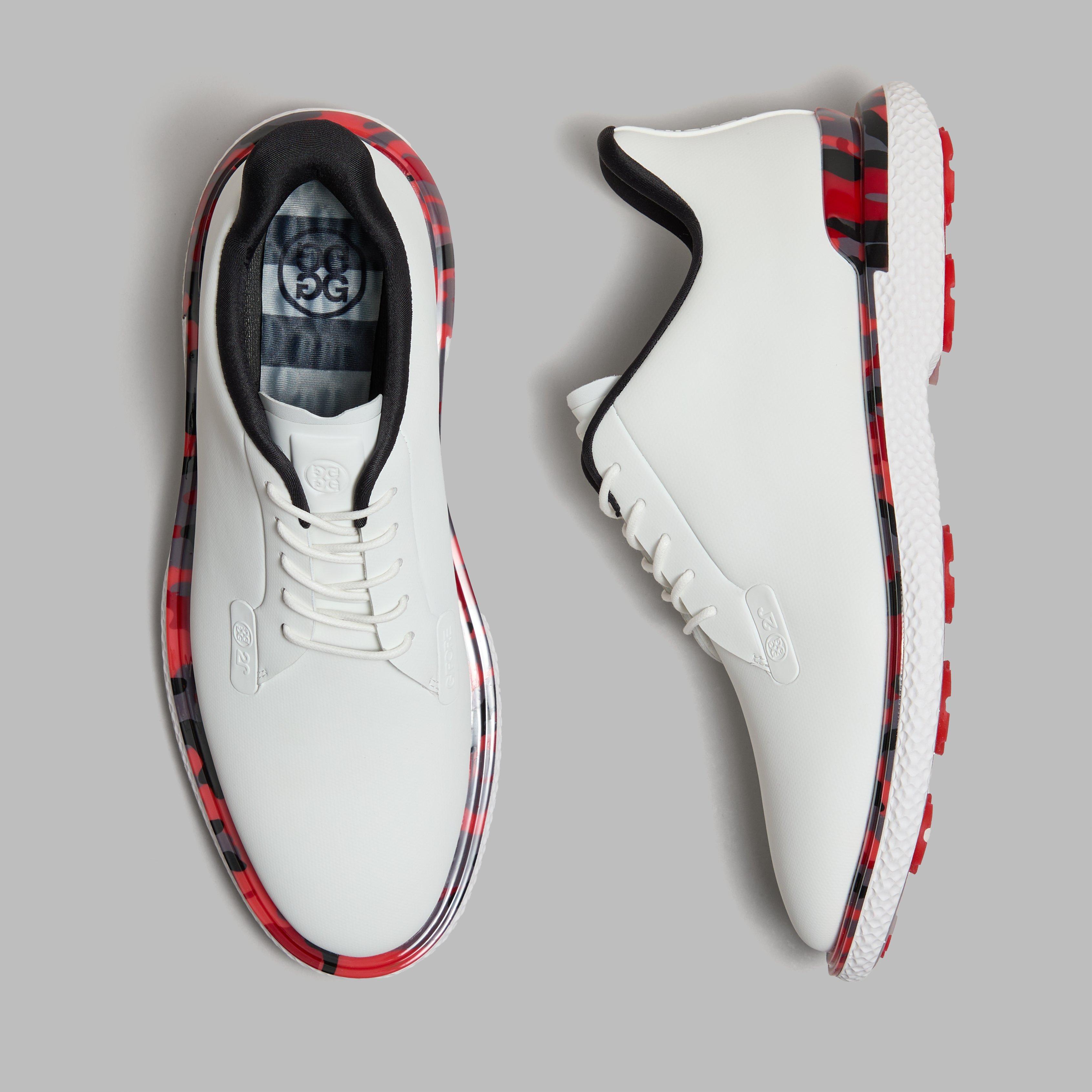 Men's Gallivan2r Camo Spikeless Golf Shoe - White/Red