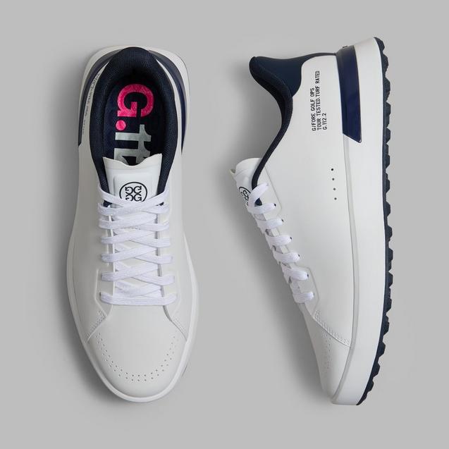 Men's G.112 Spikeless Golf Shoe - White/Navy | G/FORE | Golf Shoes