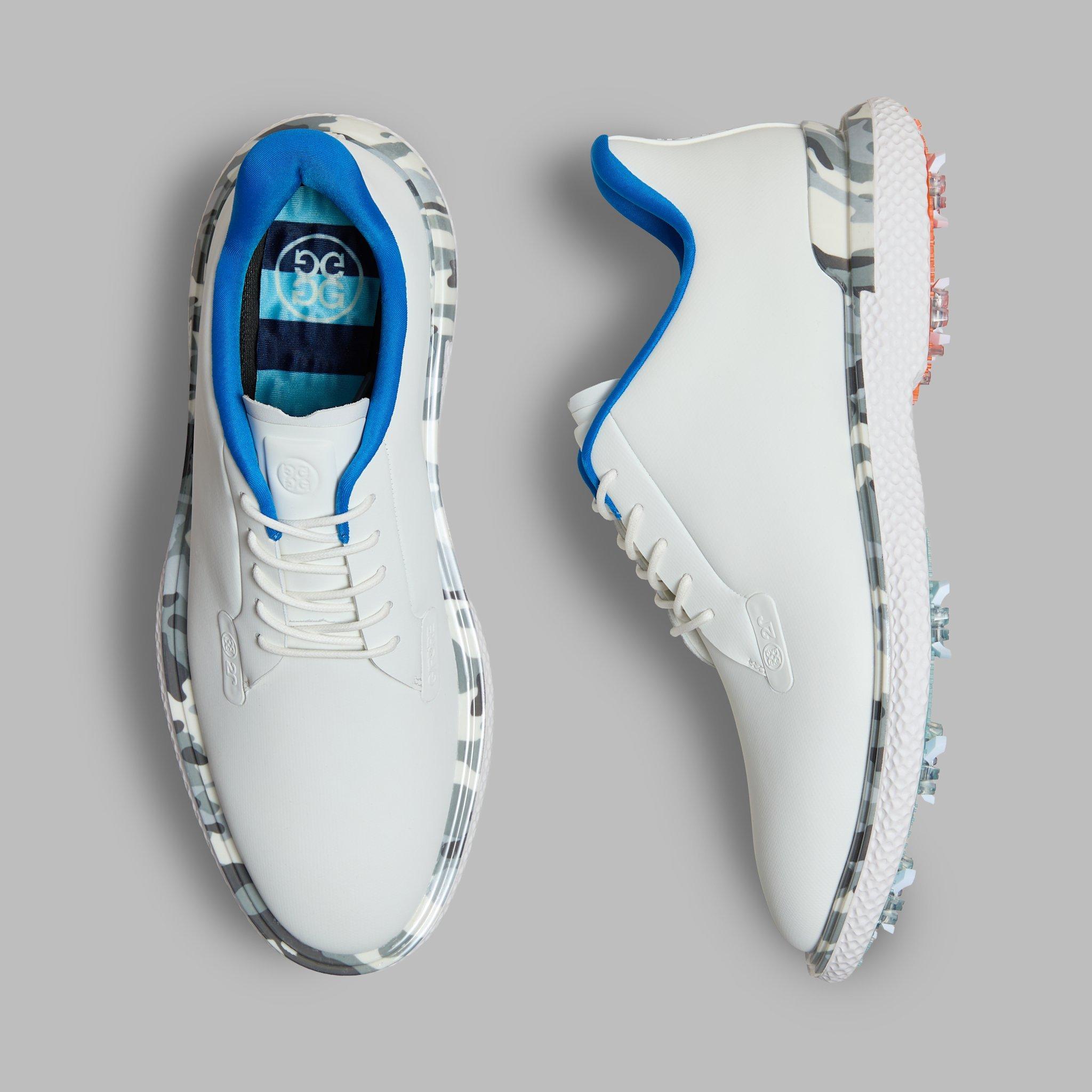 Men's Gallivan2r G/LOCK Spiked Golf Shoe - White/Blue