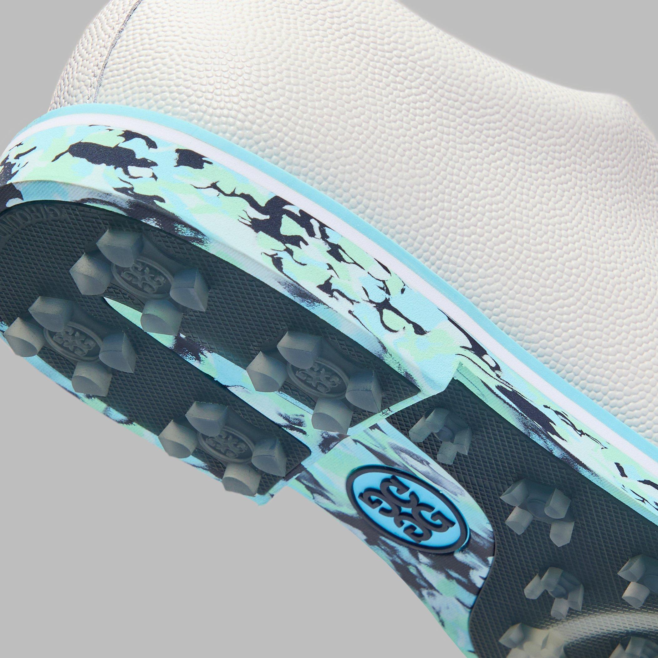 Men's Gallivanter Camo Spikeless Golf Shoe - White/Blue