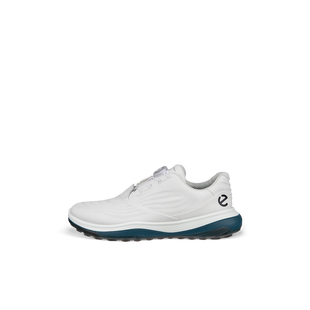 Prior Generation - Men's Golf LT1 BOA Spikeless Golf Shoe - White/Teal ECCO