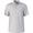 GRIS | Polo &agrave; manches courtes Essential &agrave; motif g&eacute;om&eacute;trique pour hommes